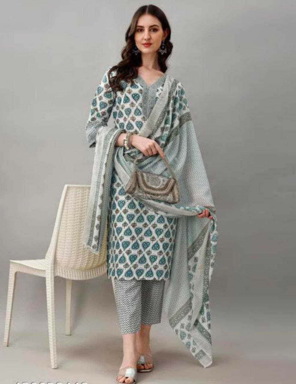 Cotton Casual Workwear Kurtis Printed Kurti - MYLUXURY LANE ENTERPRISE